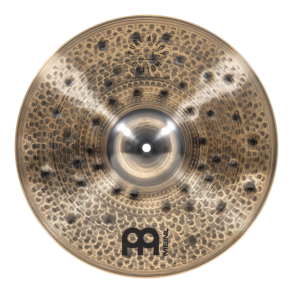 MEINL <br>16" Pure Alloy Custom Extra Thin Hammered Crash [PAC16ETHC]