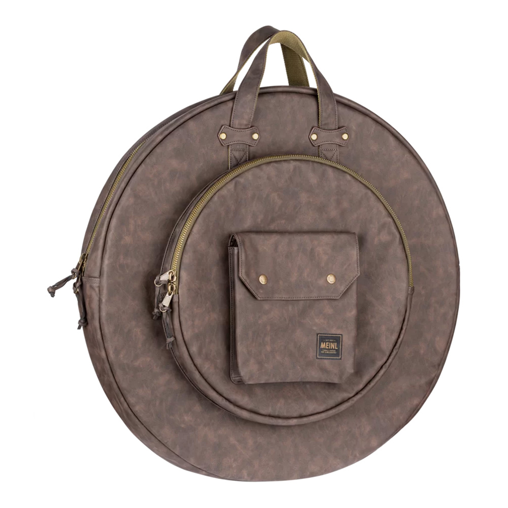 MEINL <br>Vintage Hyde Series Cymbal Bag - Dark Brown [MVHC22DB]