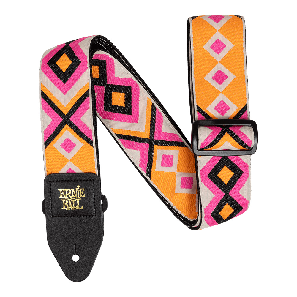 ERNIE BALL <br>#5370 Classic Jacquard Guitar/Bass Strap - Electric Diamond
