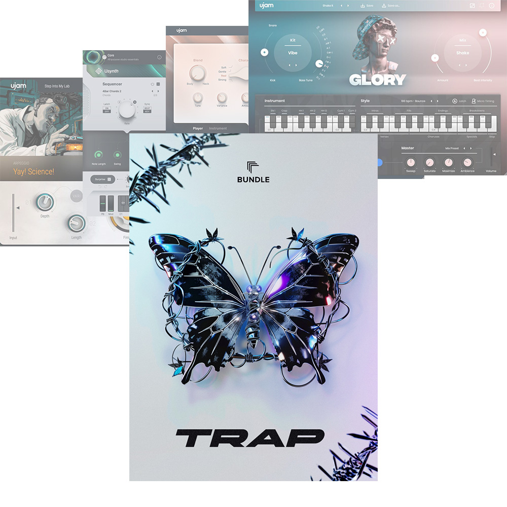 UJAM <br>Trap Bundle (BM GLORY, VG SILK 2, Usynth CORE, Finisher FLUXX)