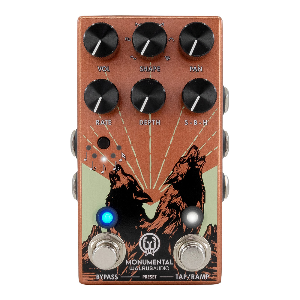 WALRUS AUDIO <br>Monumental Harmonic Stereo Tremolo / Orange [WAL-MONUME #OR]
