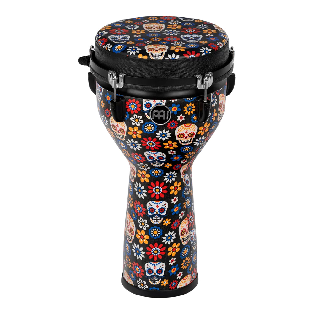 MEINL <br>Jumbo Djembe - 10" Day Of The Dead & Designer Head [JD10DA-DH]