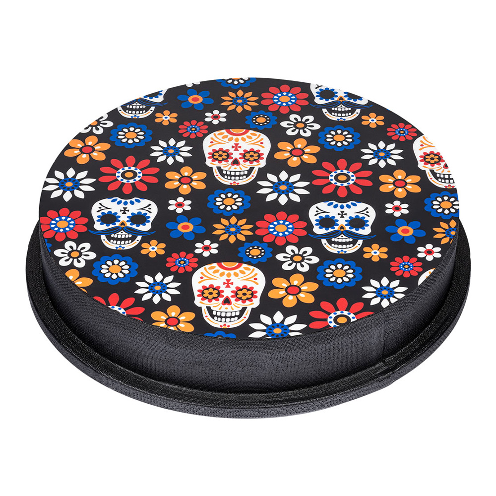 MEINL <br>Jumbo Djembe Synthetic Head - 10" Day Of The Dead [HEAD-JD10DA]