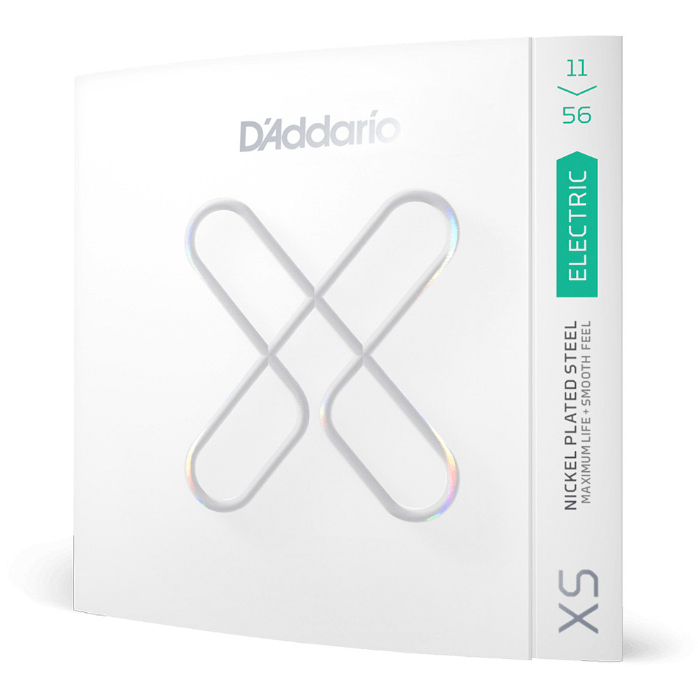 D'Addario <br>XSE1156 [XS Nickel Round Wound, Medium Top/Extra Heavy Bottom 11-56]