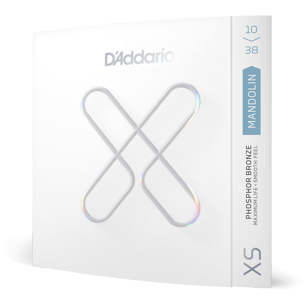 D'Addario <br>XSM1038 [XS Phosphor Bronze, Light 10-38]