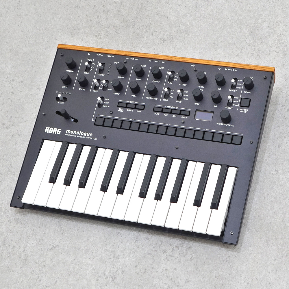 鍵盤楽器 KORG monologue (black) KORG monologue Monophonic Analog Synthesizer Black | Music