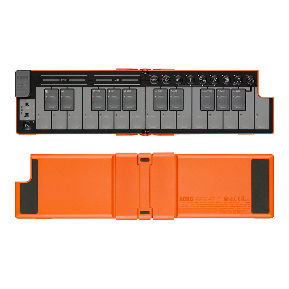 KORG <br>nanoKEY Fold LO (Lava Orange)