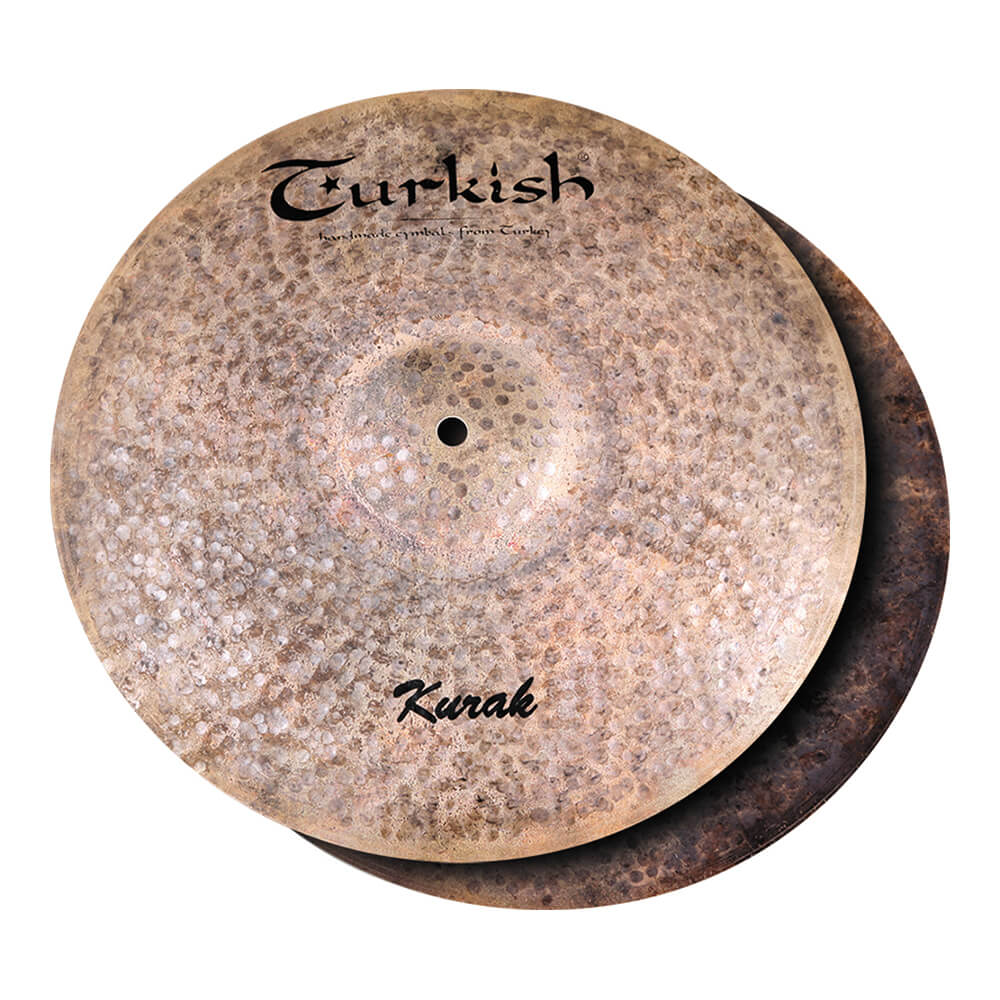 TURKISH <br>Kurak Series Hihat Cymbal Pair 15" [TU-K15H]
