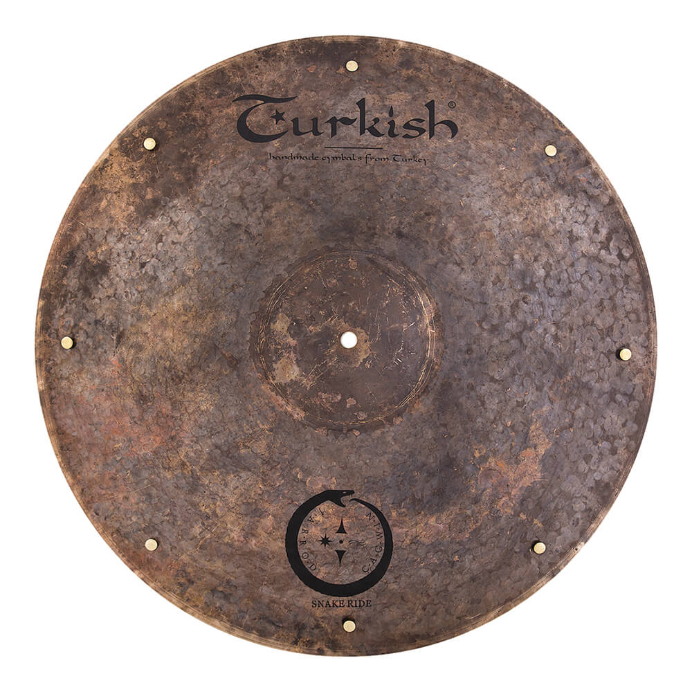 TURKISH <br>Jarrod Cagwin Soundscape Series Snake Ride Cymbal 21" [TU-SN21R]