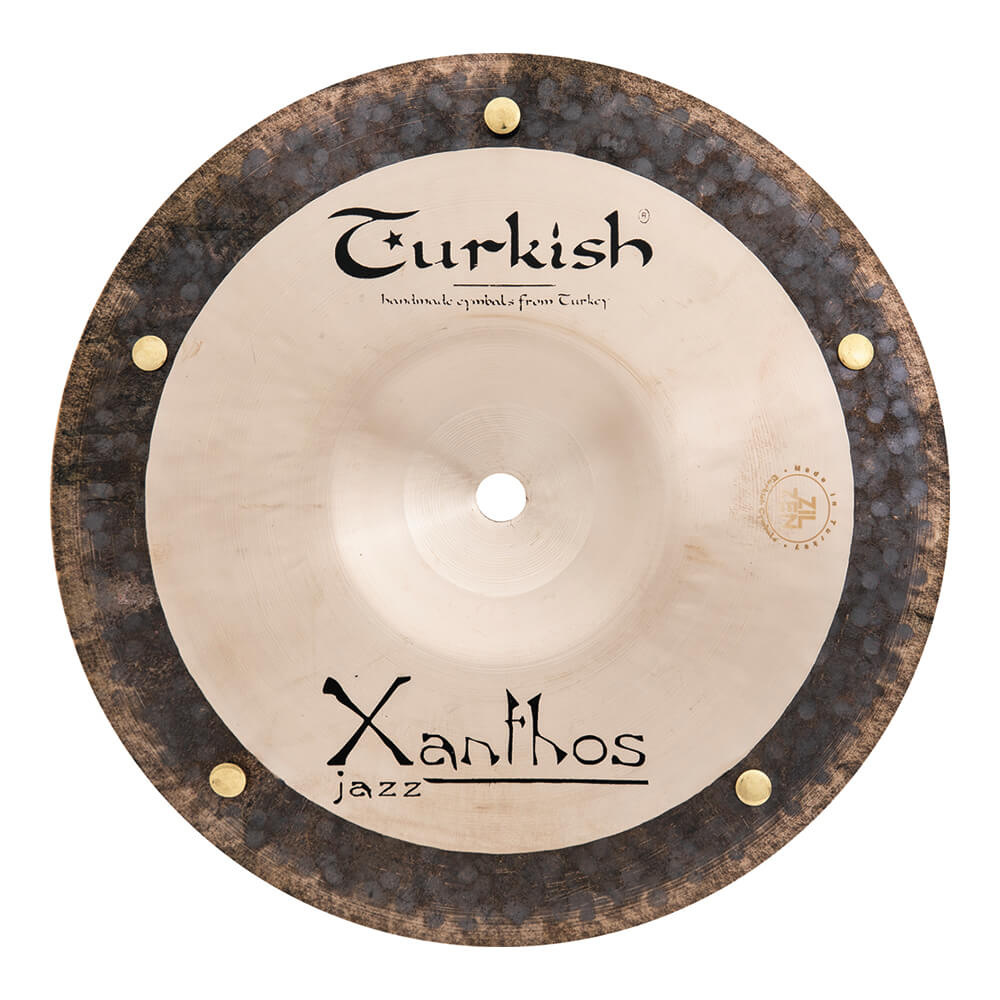 TURKISH <br>Xanthos Jazz Series Reverse Splash Cymbal w/Rivet 10" [TU-XJ10SP-RSZ]