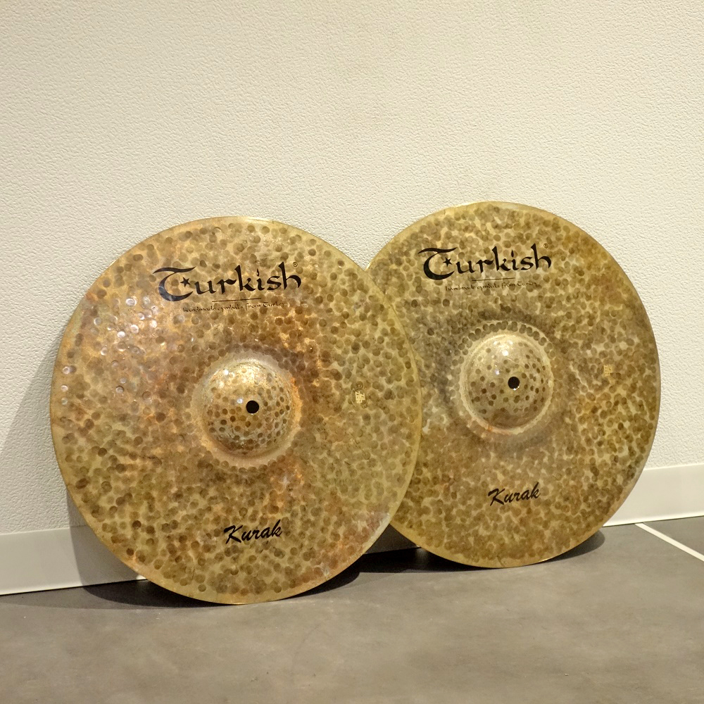 TURKISH <br>Kurak Series Hihat Cymbal Pair 15" [TU-K15H]