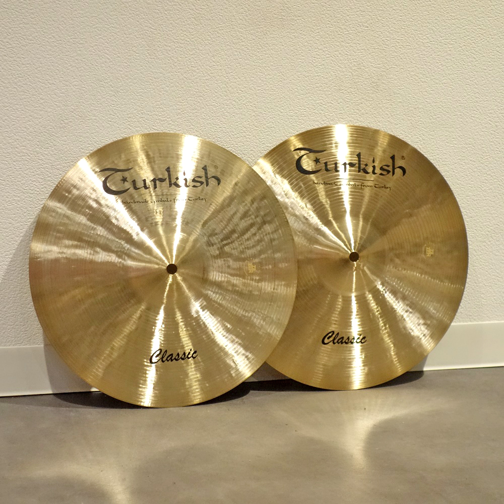 TURKISH <br>Classic Series Hihat Heavy Pair 13" [TU-CL13HH]