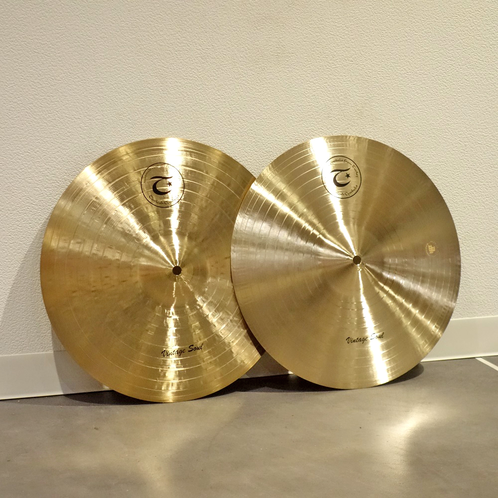 TURKISH <br>Vintage Soul Series Hihat Cymbal Pair 14" [TU-VS14H]