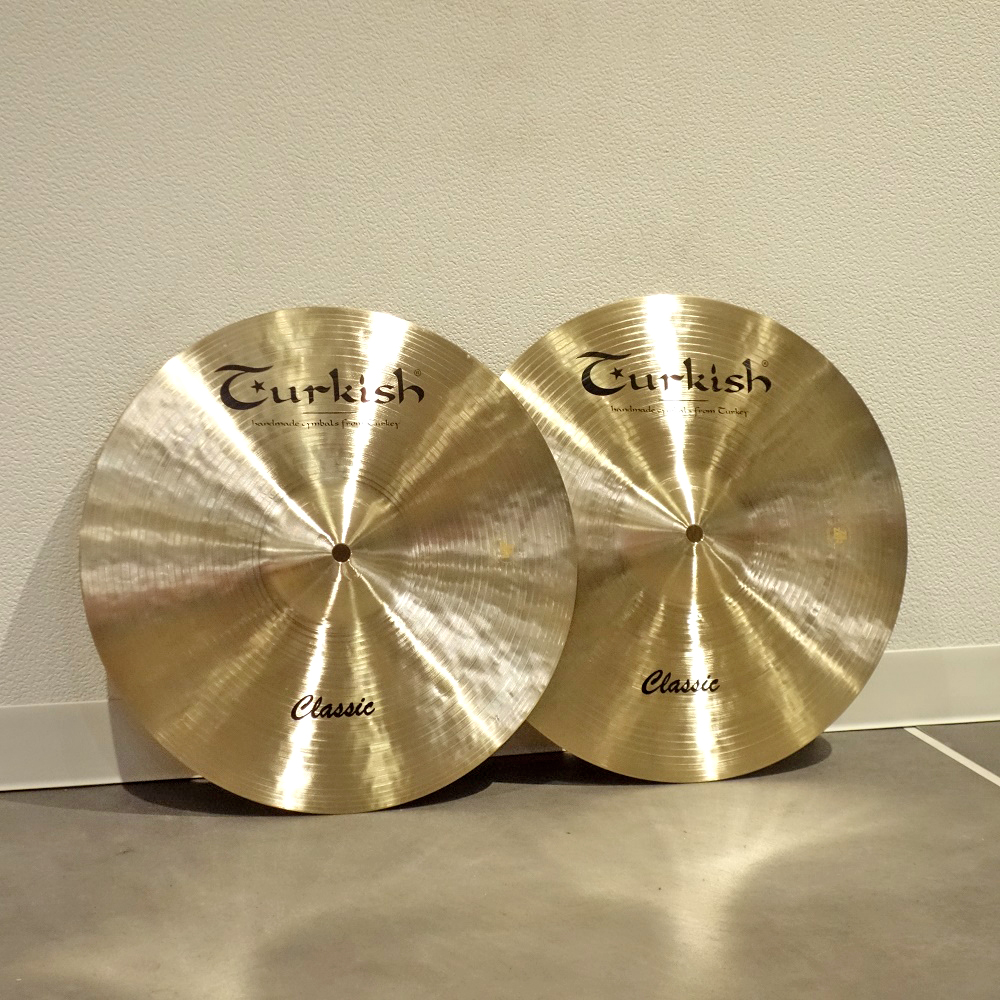 TURKISH <br>Classic Series Hihat Medium Pair 14" [TU-CL14HM]