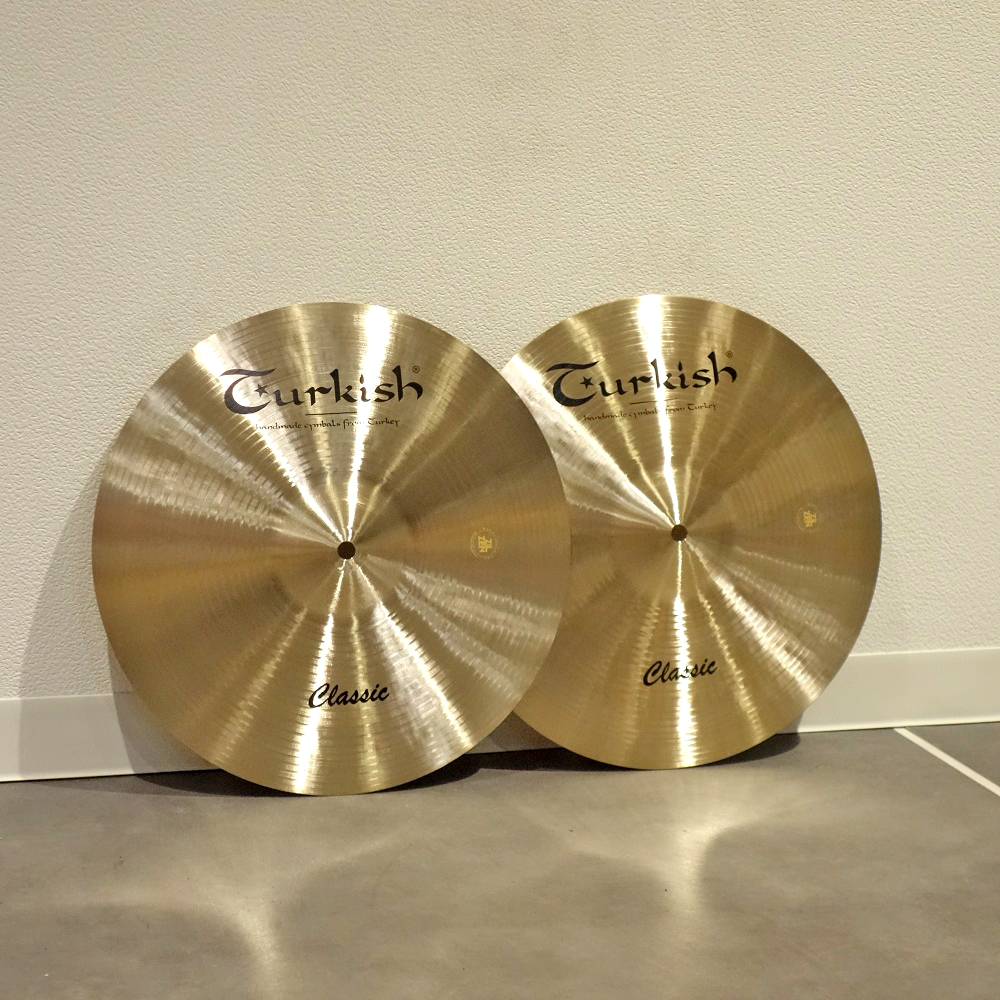 TURKISH <br>Classic Series Hihat Light Pair 14" [TU-CL14HL]