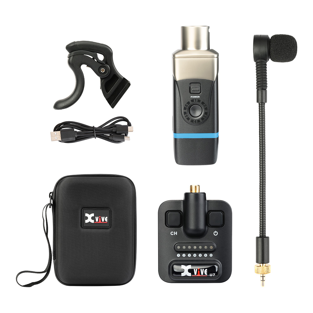 Xvive <br>U7 Saxophone and Trumpet Wireless System [XV-U7/SAXTP]