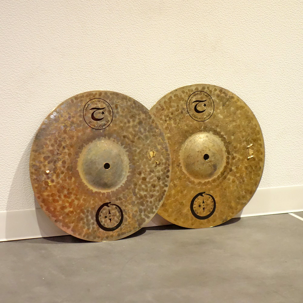 TURKISH <br>Jarrod Cagwin Soundscape Series Snake Hihat Pair 12" [TU-SN12H]