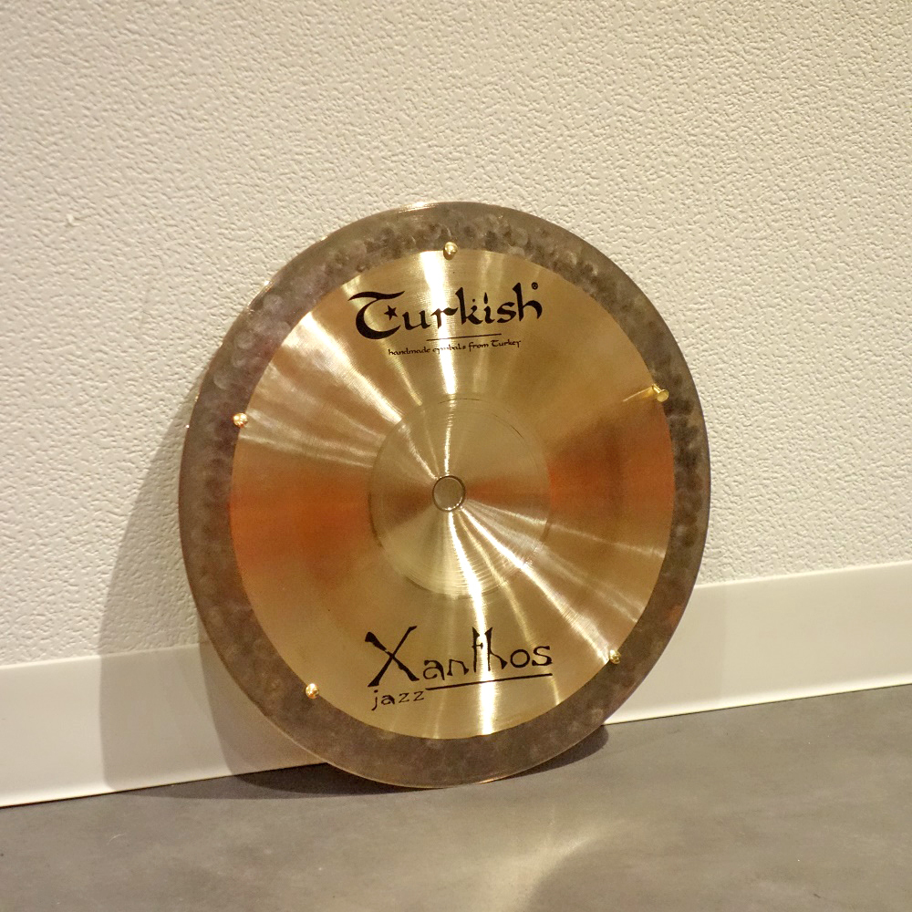 TURKISH <br>Xanthos Jazz Series Reverse Splash Cymbal w/Rivet 10" [TU-XJ10SP-RSZ]
