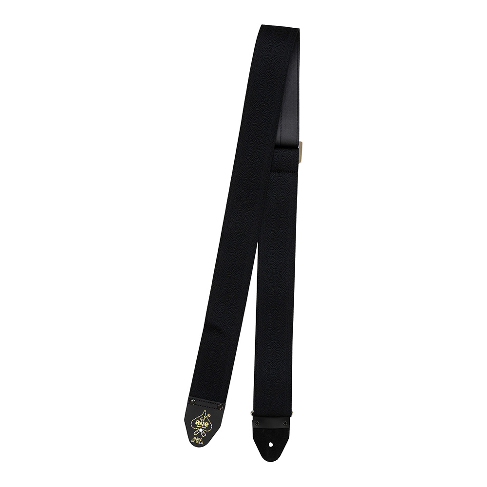 D'Andrea <br>Ace Guitar Straps ACE-15 -Greenwich Black-