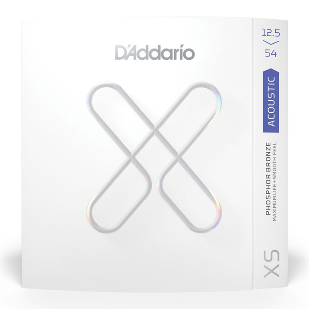 D'Addario <br>XSAPB12554 [XS Phosphor Bronze, Light Plus 12.5-54]