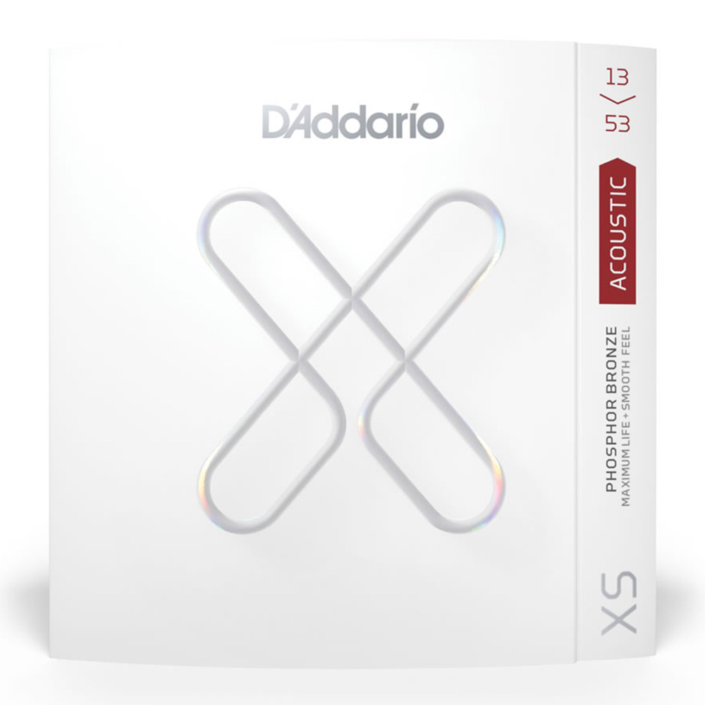 D'Addario <br>XSAPB1353 [XS Phosphor Bronze, Hybrid Light 13-53]
