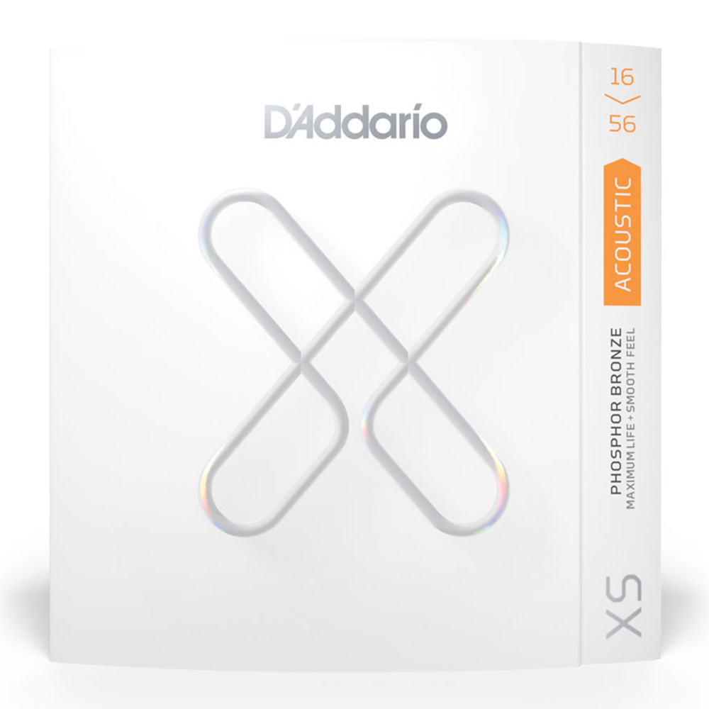 D'Addario <br>XSAPB1656 [XS Phosphor Bronze, Medium Resophonic 16-56]