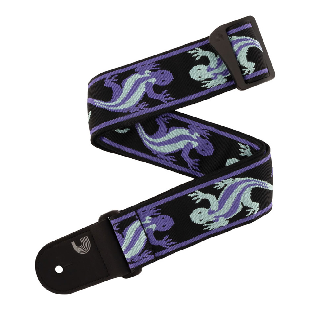 D'Addario <br>Vintage Planet Waves Lizards Strap, Teal Lizards [50PW02]