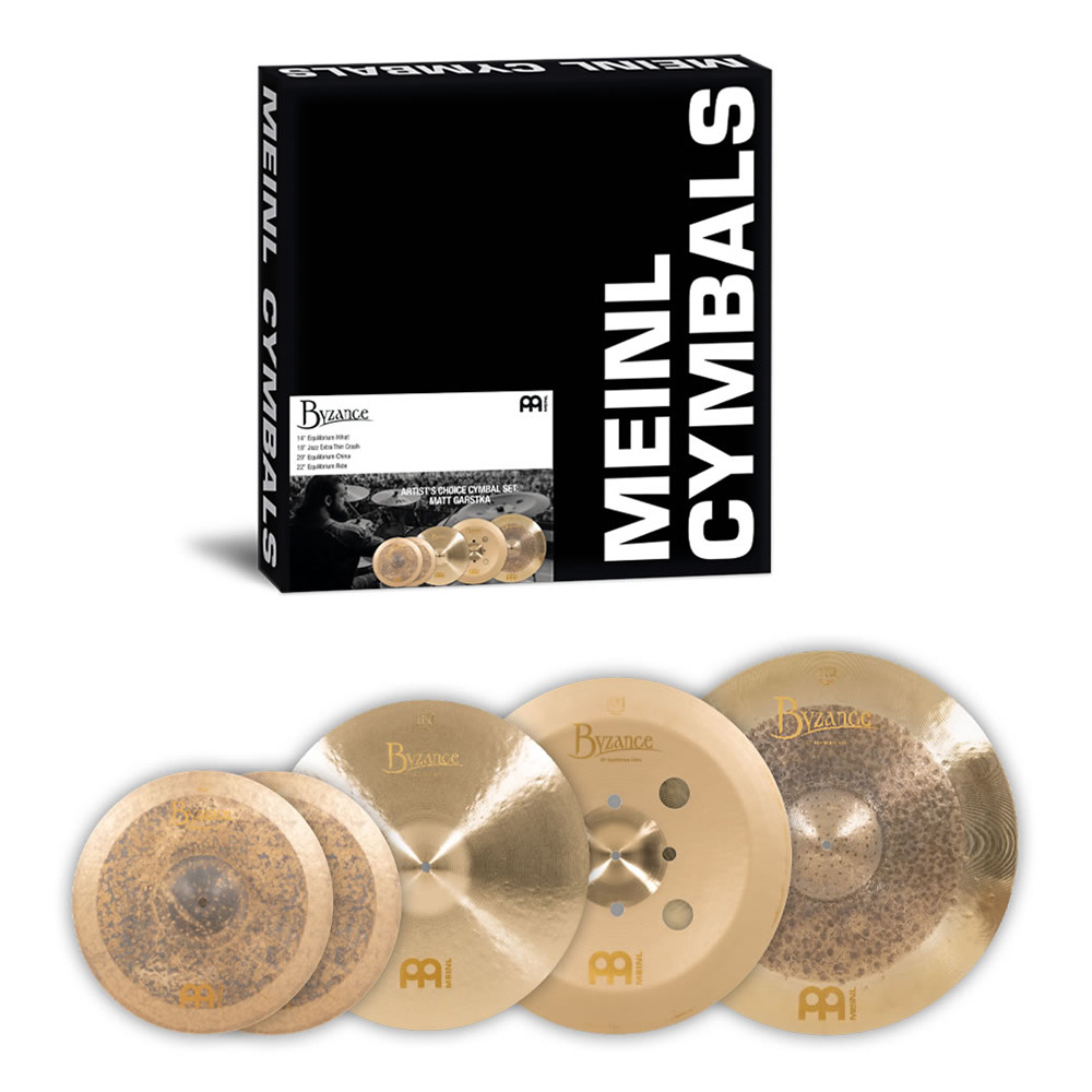 MEINL <br>A-CS4 [Artist's Choice Cymbal Set - Matt Garstka Set]