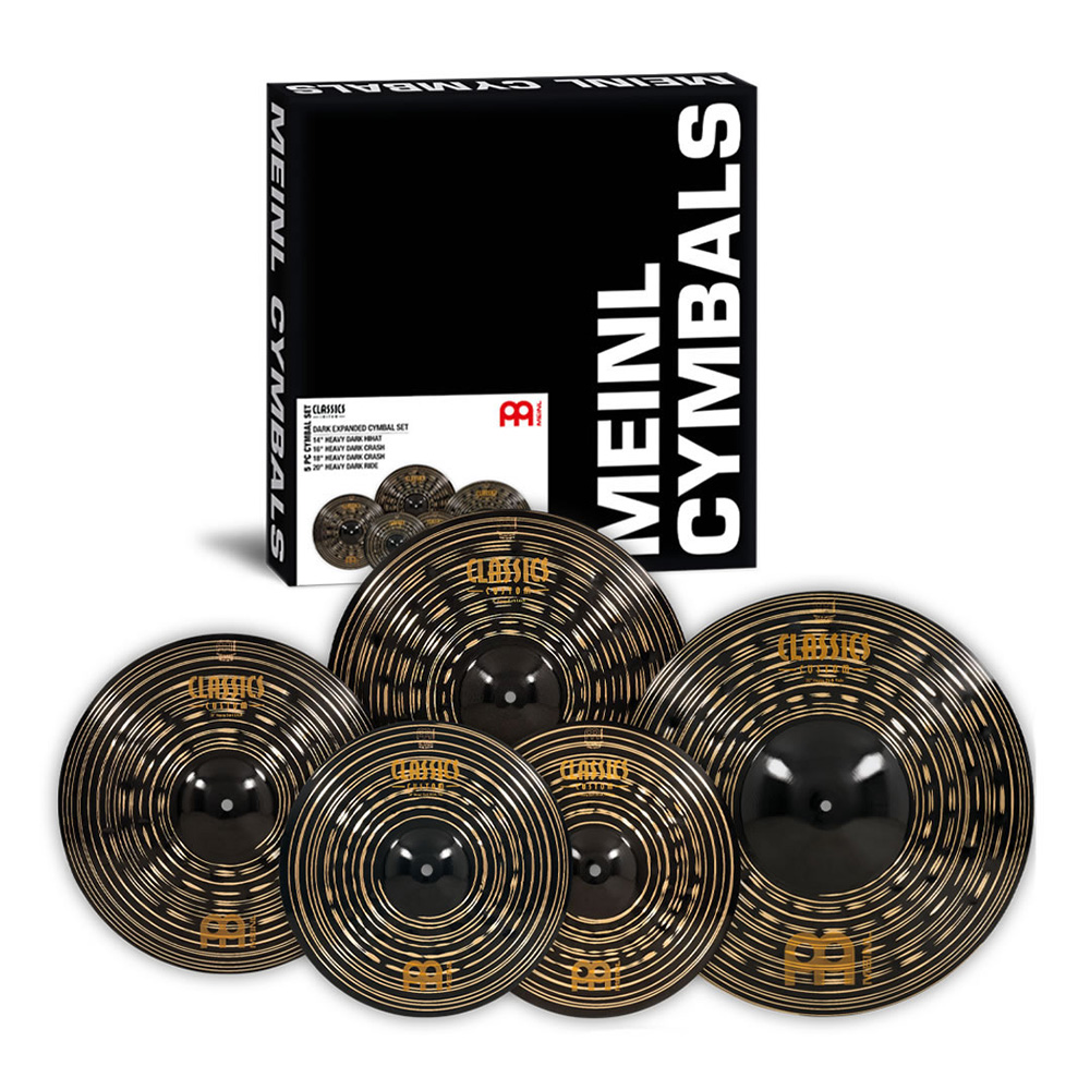 MEINL <br>Classics Custom Dark Expanded Cymbal Set [CCD-CS4]	