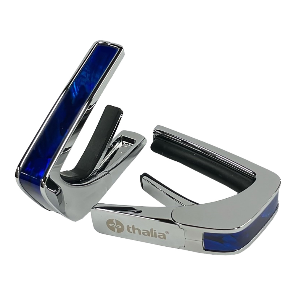 Thalia Capo <br>Exotic Shell / Electric Blue Angel Wing / Chrome