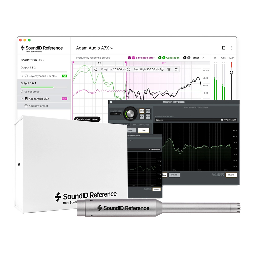 Sonarworks <br>Apollo Monitor Correction Add-on for bundling with SoundID Reference for Speakers & Headphones with Measurement Microphone