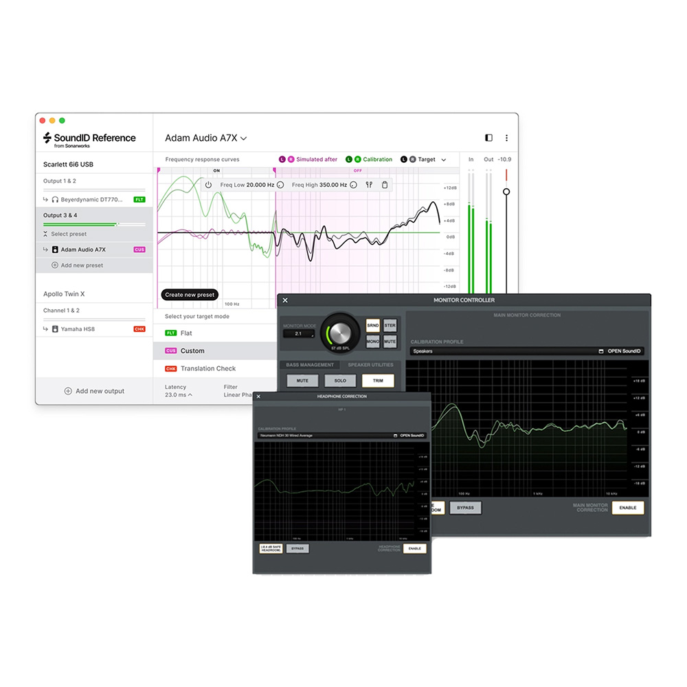 Sonarworks <br>SoundID Reference for Speakers & Headphones and Apollo Monitor Correction Add-on bundle