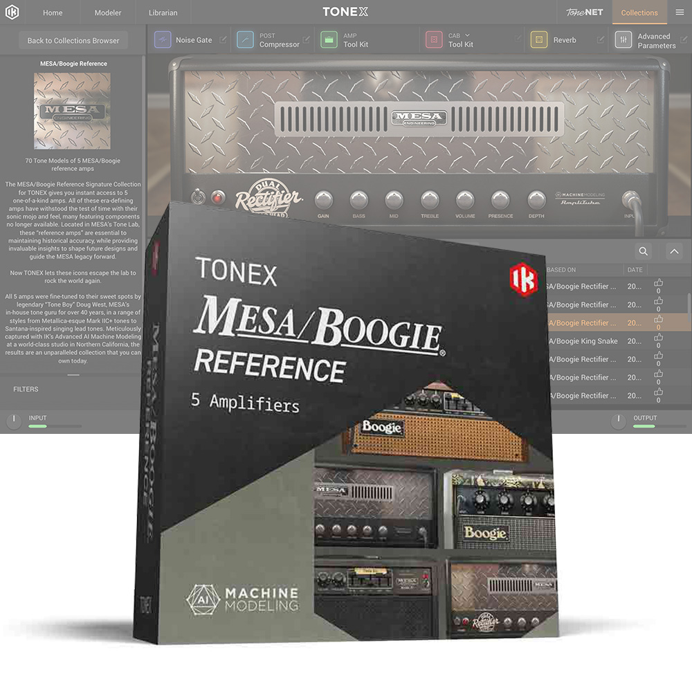 IK Multimedia <br>TONEX MESA/Boogie Reference