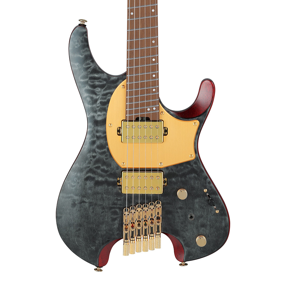 Ibanez <br>SIGNATURE MODEL Manuel Gardner Fernandes MGFM10-OBL (Obsidian Black Low Gloss)