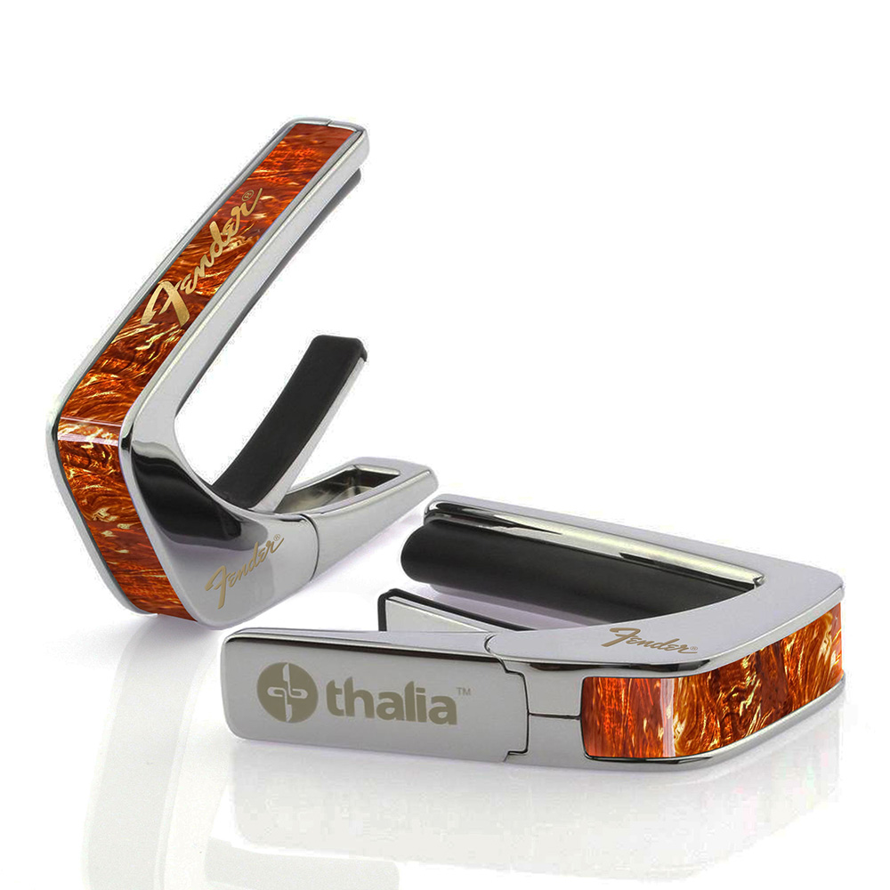 Thalia Capo <br>Fender License Model / Tortoise w/Gold Hot Stamp Perine Logo / Chrome