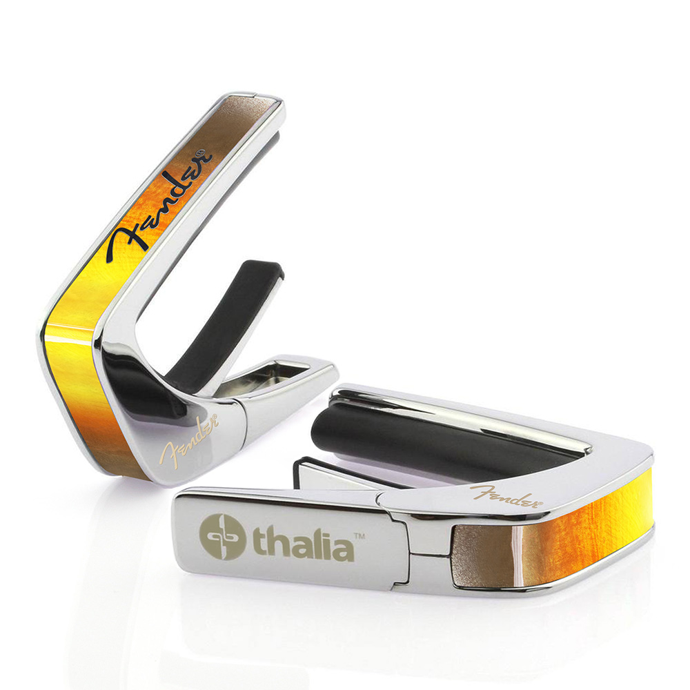 Thalia Capo <br>Fender License Model / Sunburst w/Black Spaghetti Logo / Chrome