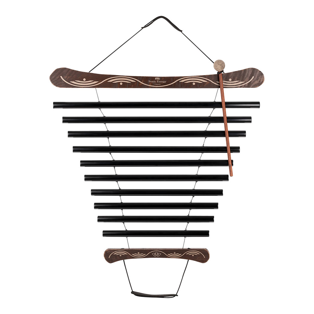 MEINL Sonic Energy <br>Meditation Flow Chime 38" / 95 cm, 432 Hz, 10 Notes, E Minor, Black [MFC10EMIBK]