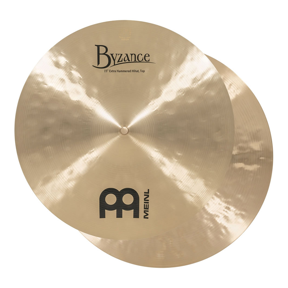 MEINL <br>15" Byzance Traditional Extra Hammered Hihat [B15EHH]
