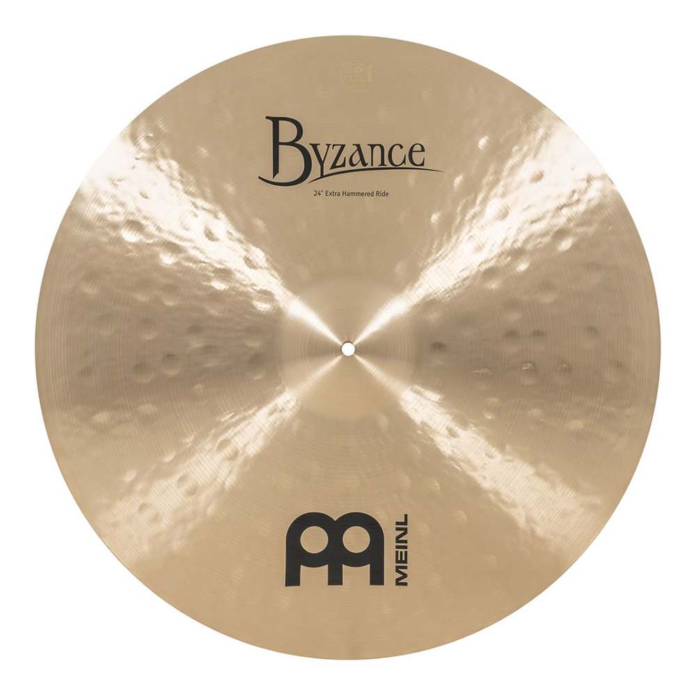 MEINL <br>24" Byzance Traditional Extra Hammered Ride [B24EHR]