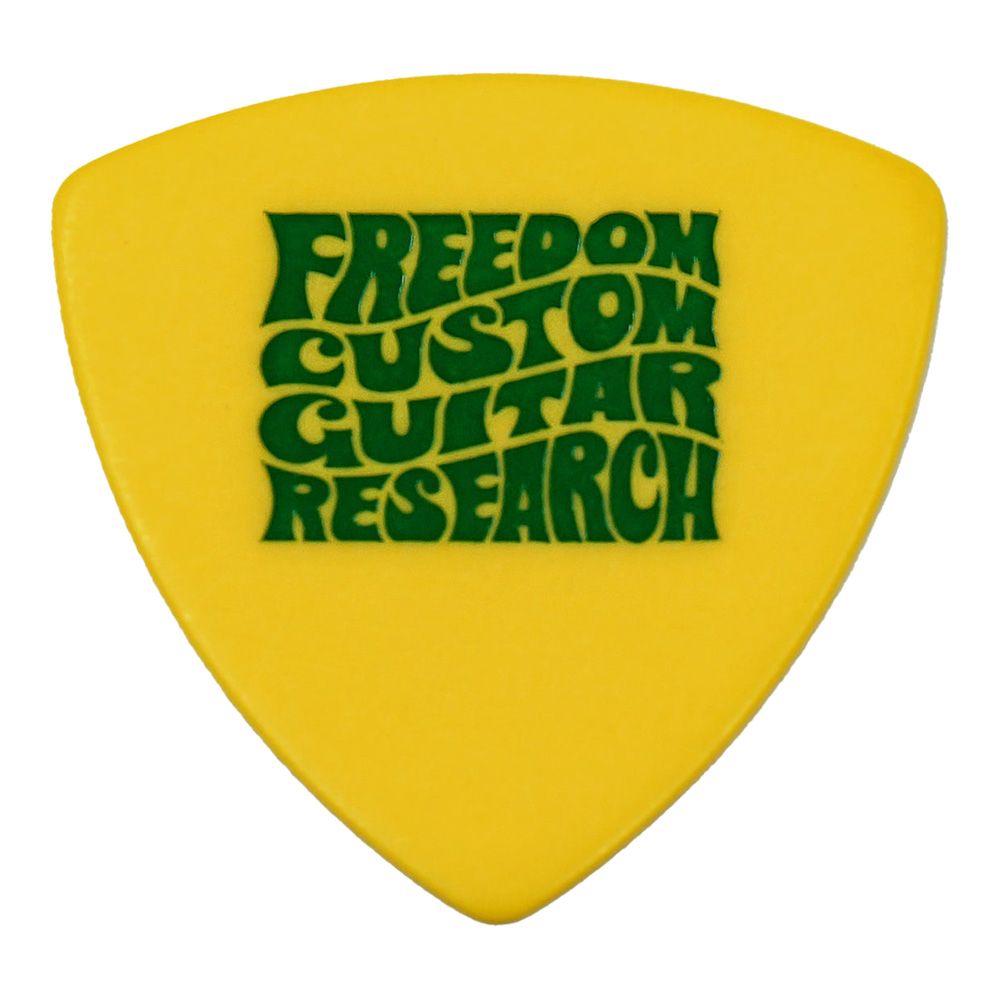 Freedom Custom Guitar Research <br>Pick Triangle 080YEL (gCAO / F / O[S / 0.8mm) [SP-PK-11] 50Zbg