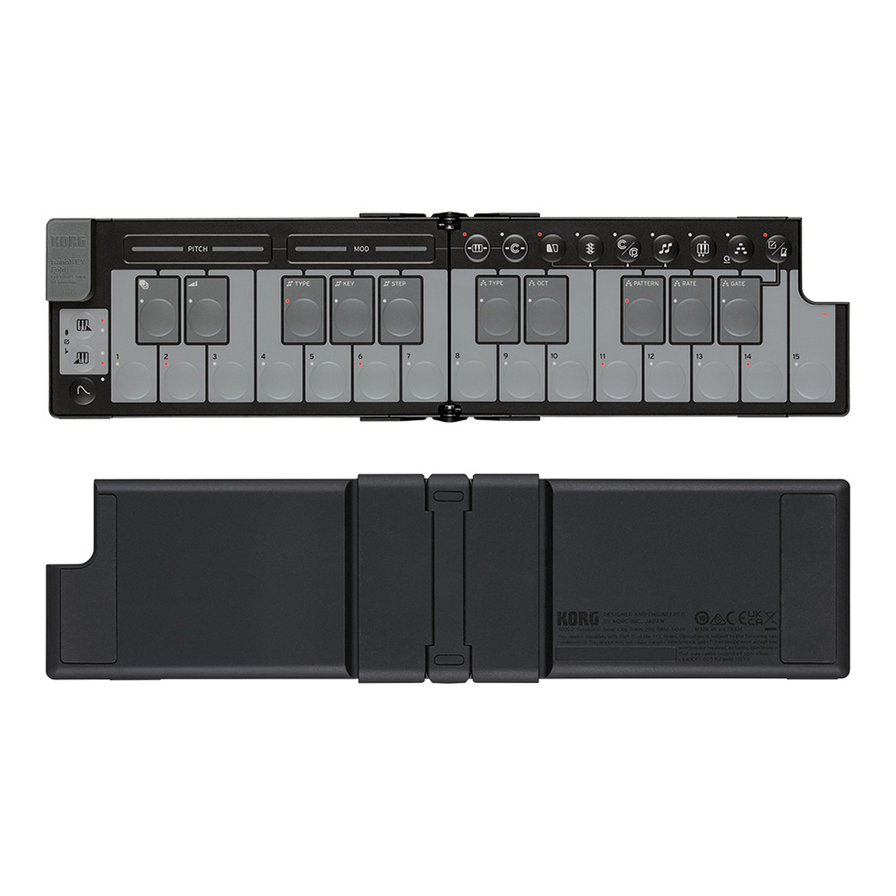 KORG <br>nanoKEY Fold BK (Black)