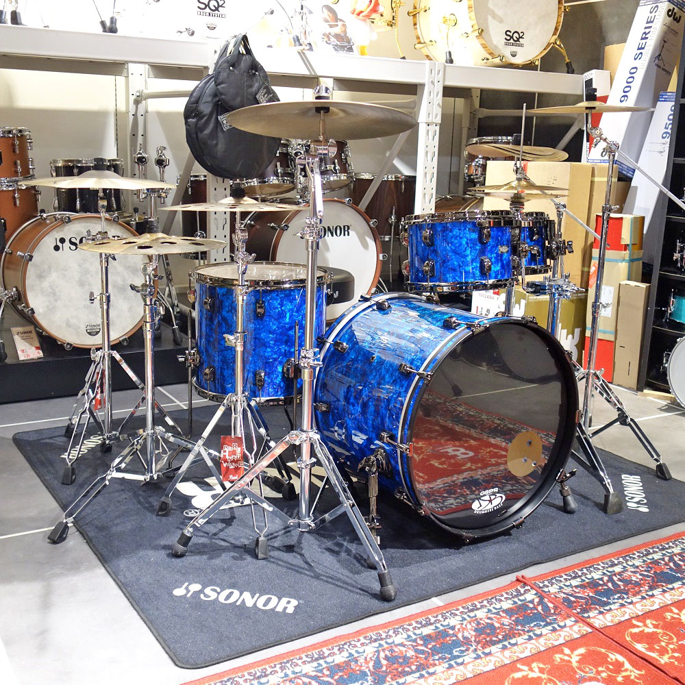 Drummers Base <br>Custom Maple Kit / Deep Blue Pearl