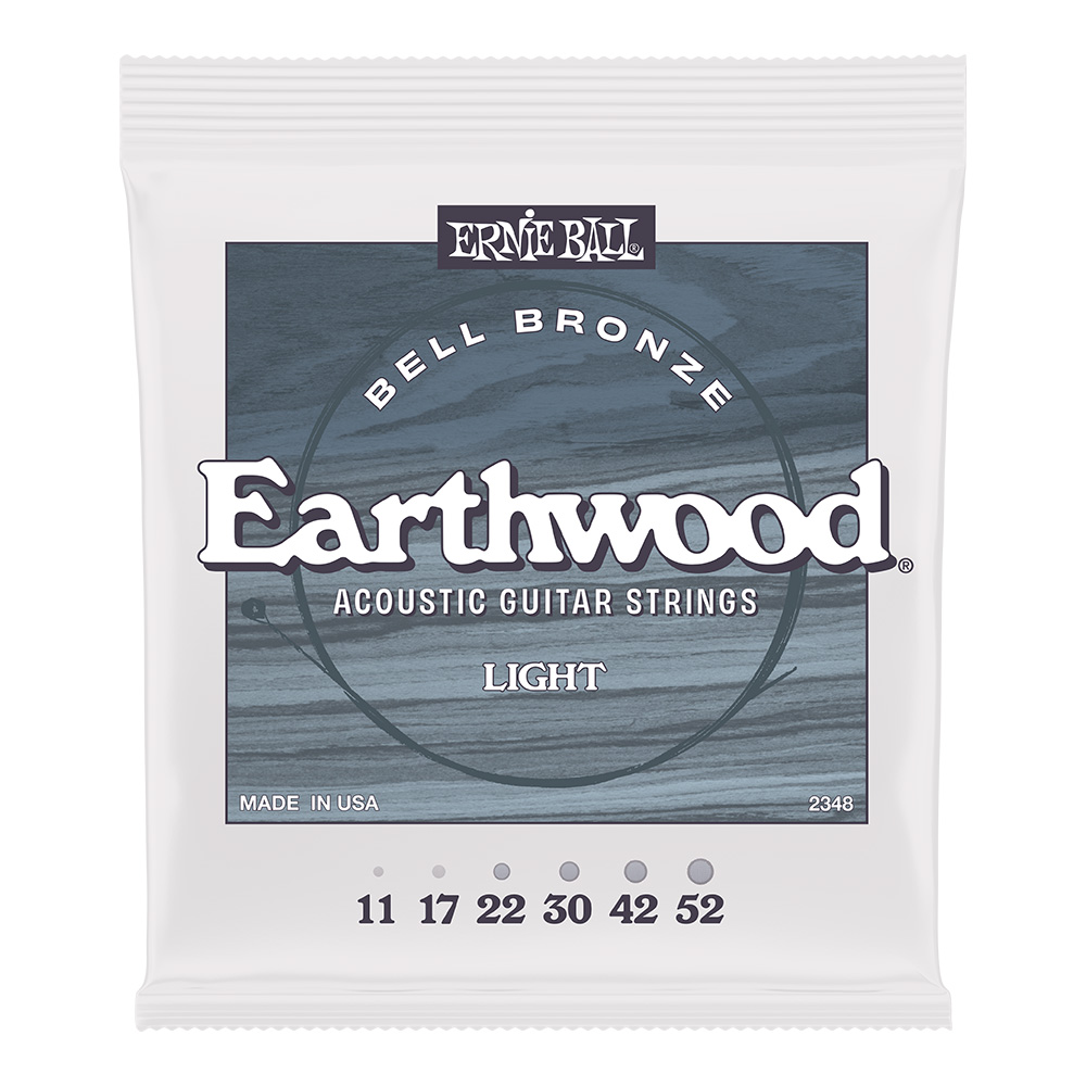 ERNIE BALL <br>#2348 Earthwood Bell Bronze Light 11-52