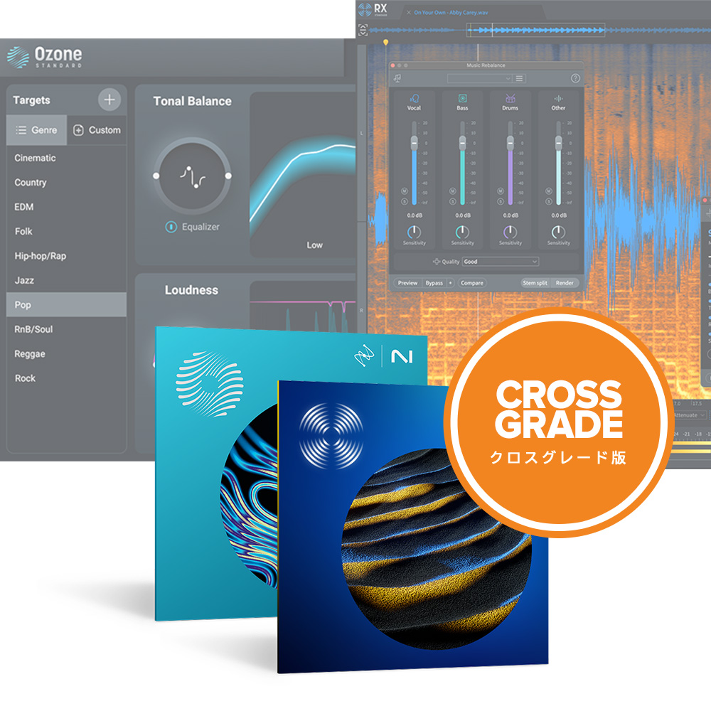 iZotope <br>Ozone 11 Standard & RX 11 Standard : Crossgrade from any iZotope producti2025N512܂ł̊Ԍ̔j