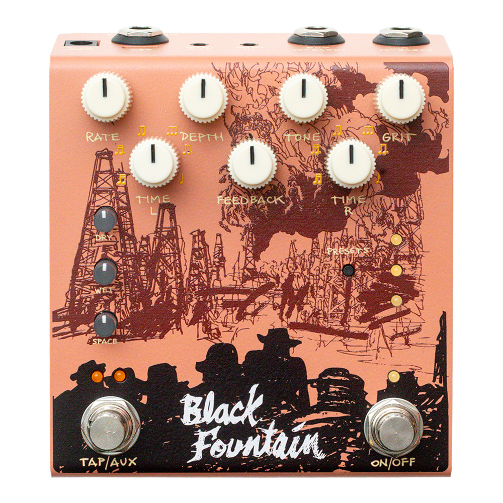 OLD BLOOD NOISE ENDEAVORS <br>Black Fountain Stereo / Terracott [Oil Can Inspired Delay + More]