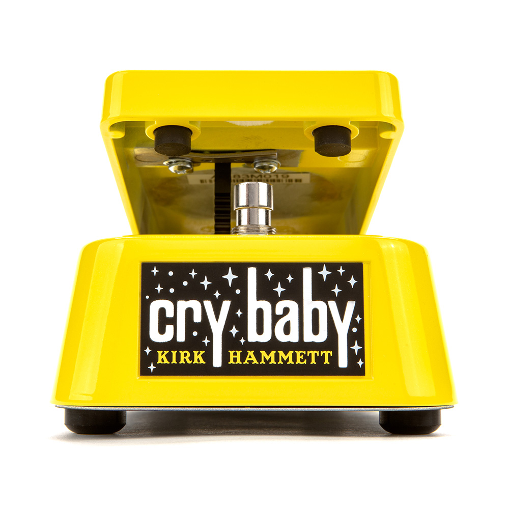 Jim Dunlop <br>KH95Y KIRK HAMMETT CRY BABY WAH YELLOW SPARKLE EDITION