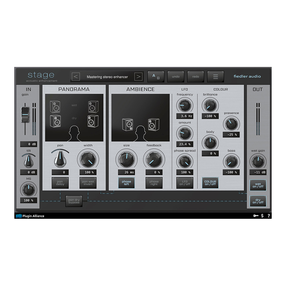 Plugin Alliance <br>fiedler audio stage