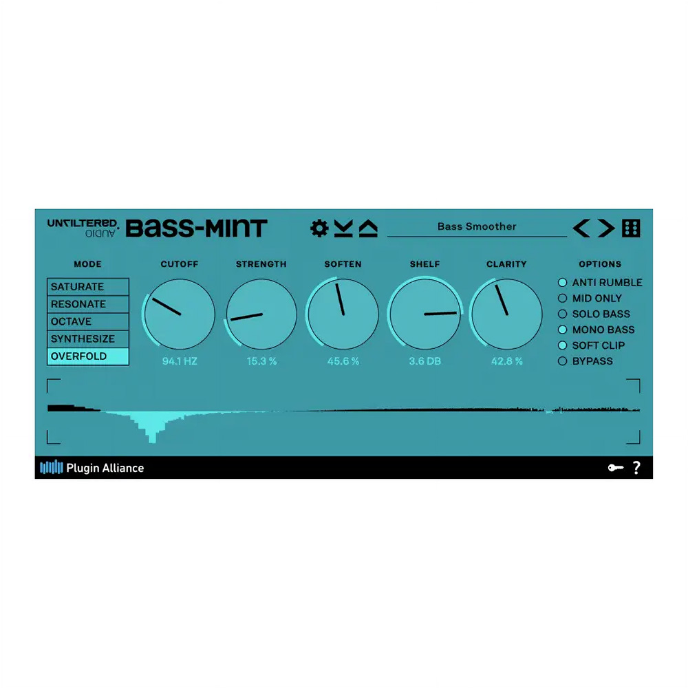 Plugin Alliance <br>Unfiltered Audio Bass-Mint