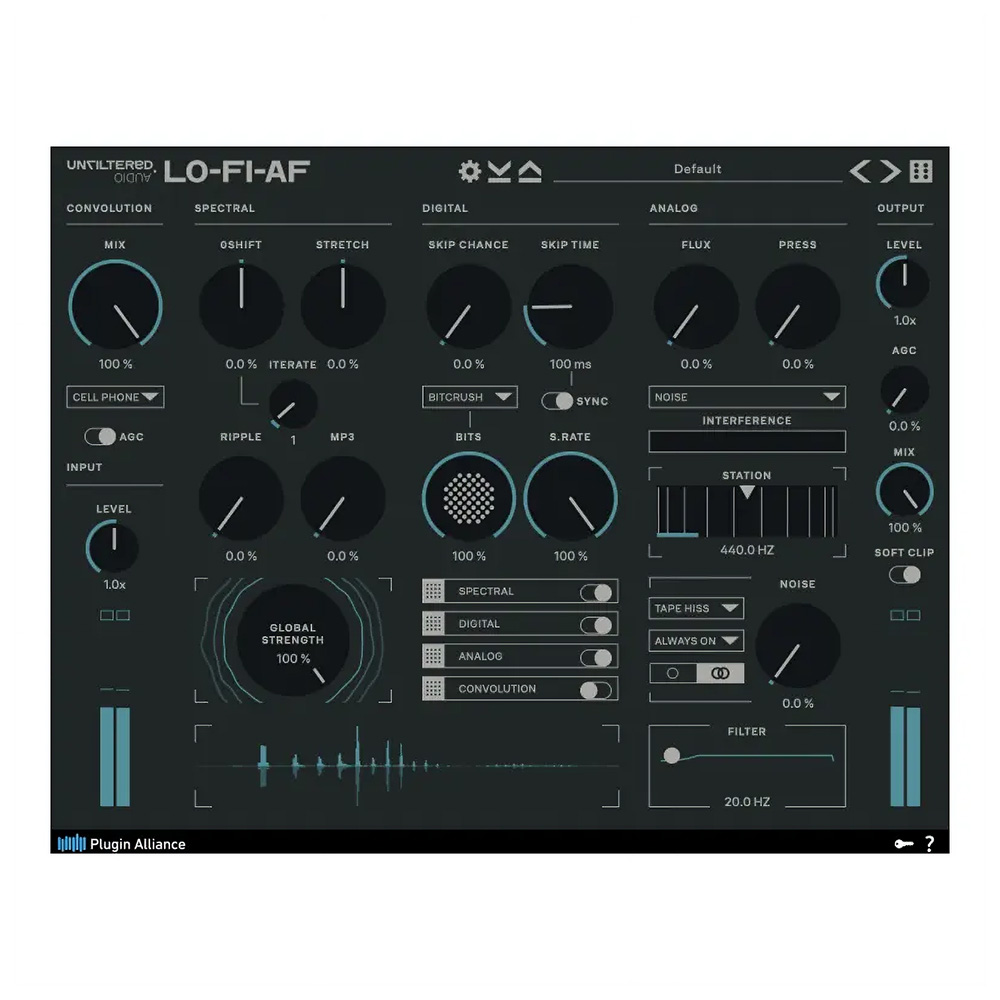 Plugin Alliance <br>Unfiltered Audio LO-FI-AF