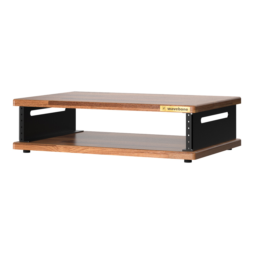 Wavebone <br>Stella Portable Rack Case-2U/Walnut